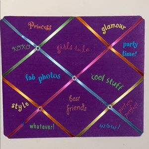 Pin/photo board Message Board